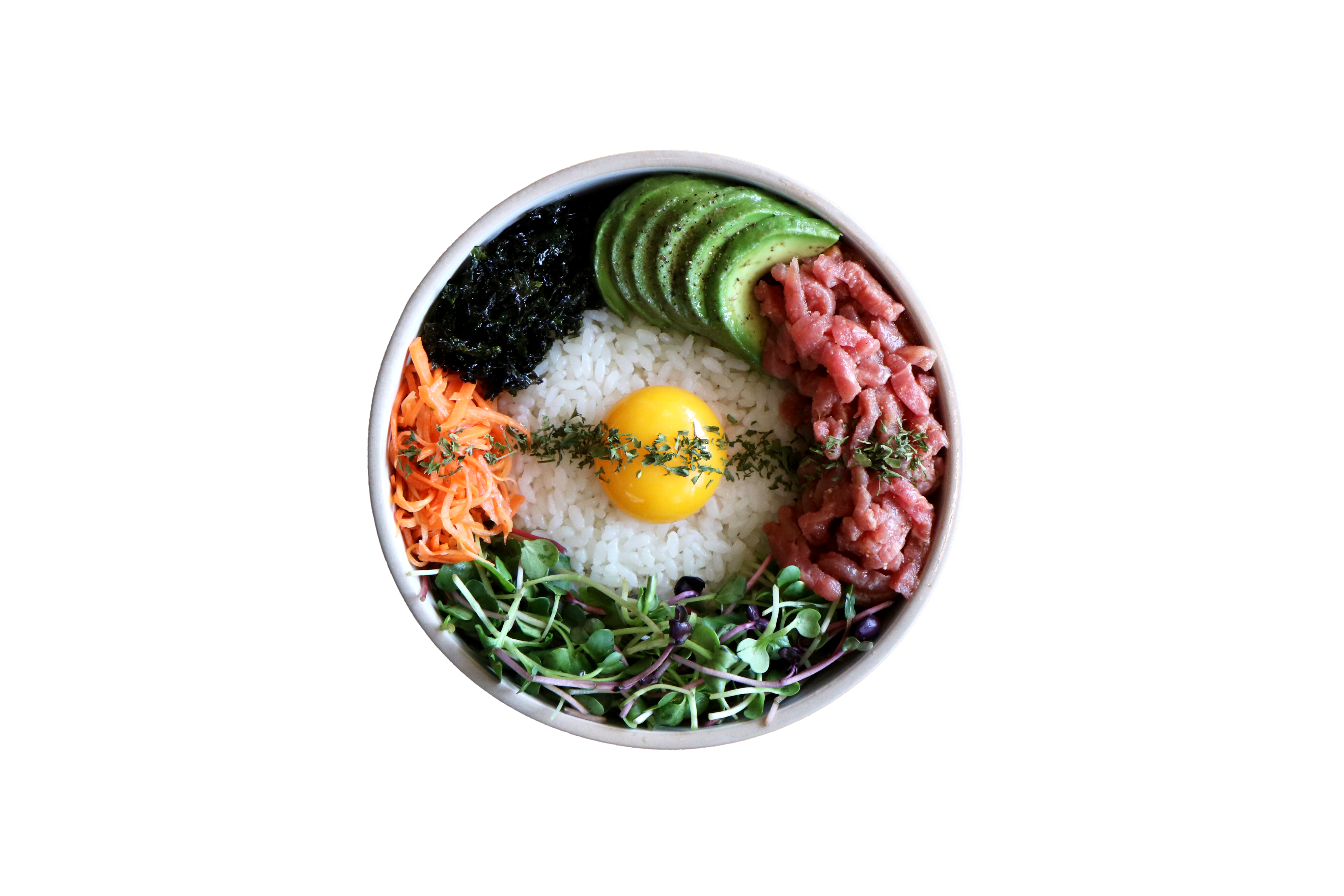 아보카도 육회비빔밥